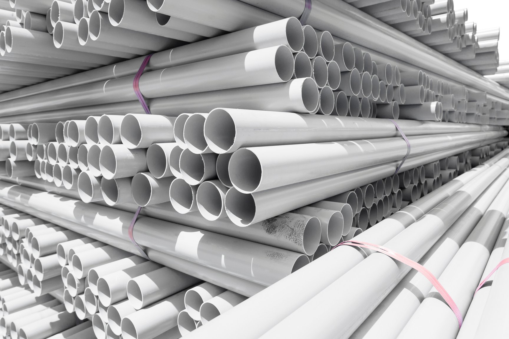 PVC Pipes Up Close